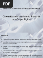 Cinemtica Do Movimento Plano de Um Corpo Rgido