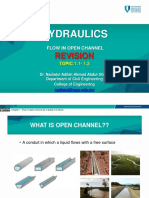 BAA2723 Hydraulics - Revision - Topic 1.1-1.3