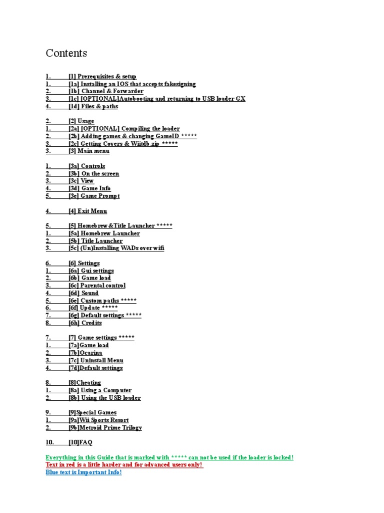 Usb Loader Gx User Manual Booting File System