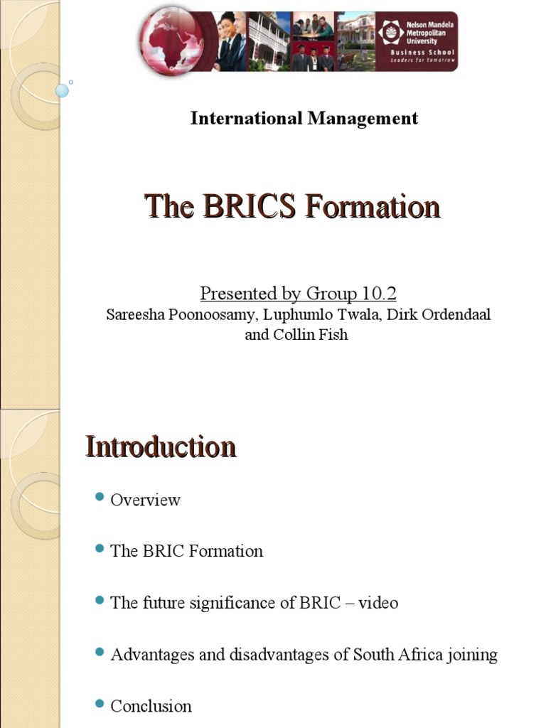 BRICS Formation: Overview and Insights | PDF | Bric | Economic Growth