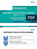 BAA2723 - Hydraulic - Topic 2.3-2.4 (Uniform Flow)