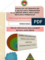 Menganalisis Keterampilan Gerak Salah Satu Permainan Bola Besar Serta Menyusun Rencana Perbaikan