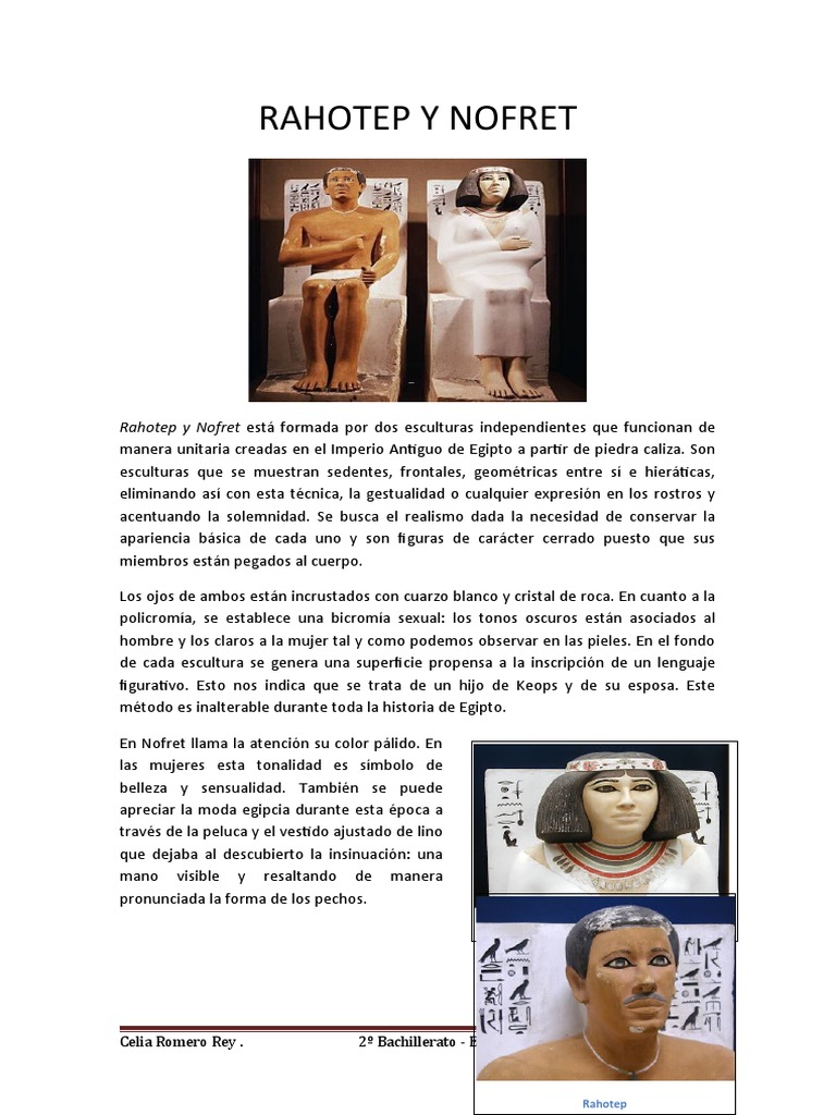 Rahotep y Nofret PDF