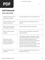 AUD Flashcards Flashcards - Quizlet