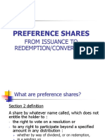 Preference Shares (Issuance-Redemptn-Convertn)