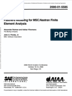 Fastners Modeling For MSC - Nastran Finite Element Analysis