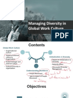 Managing Cultural Diversity in Global Workforces