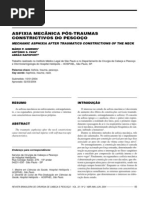 asfixia mecânica do pescoço