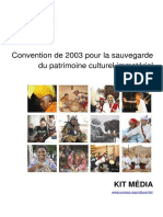 Convention de 2003 Sur La Sauvegarde Du Patrimoine Culturel Immatériel