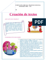 Creación de Textos Dramáticos