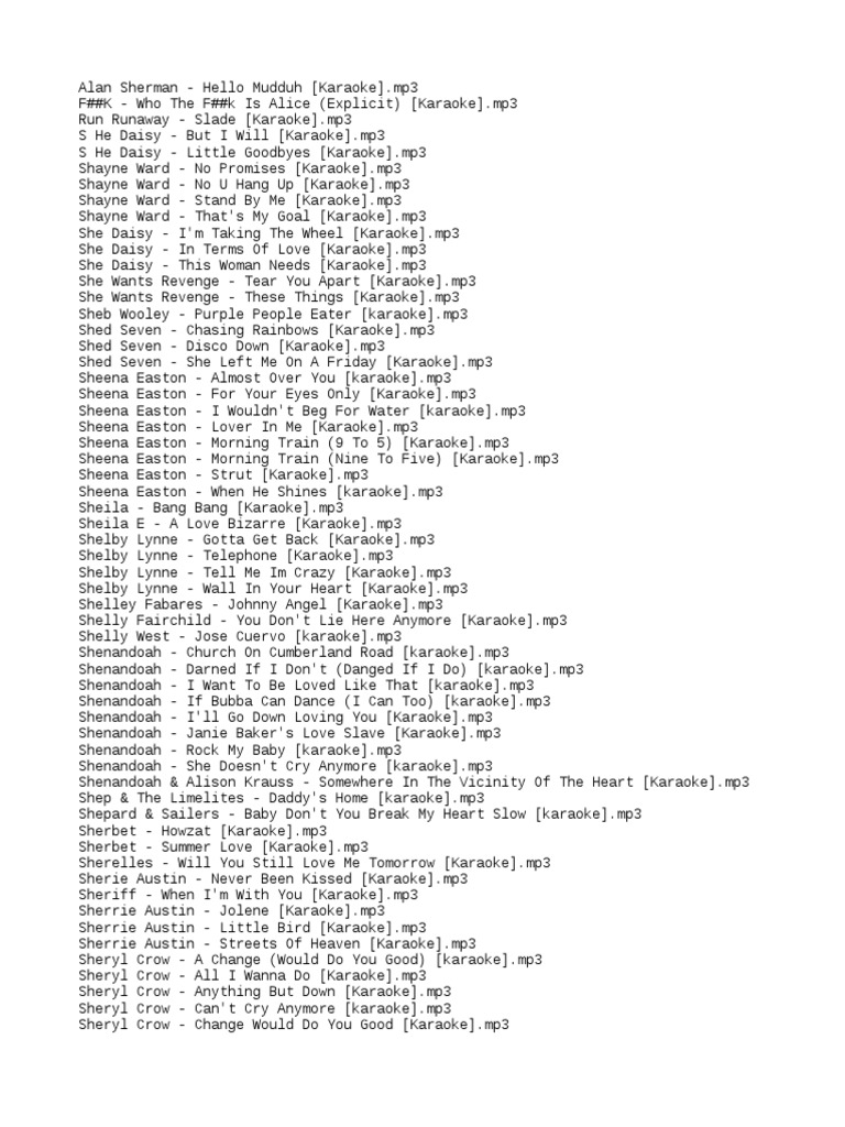 Karaoke Hits Compilation | PDF | Musicians