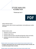 4. Metode Analisis Kosmetika