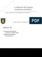 FEP - Módulo 10 - Inversiones y Beneficios Del Proyecto