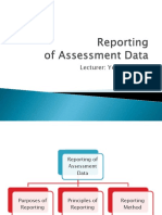Reporting of Assessment Results