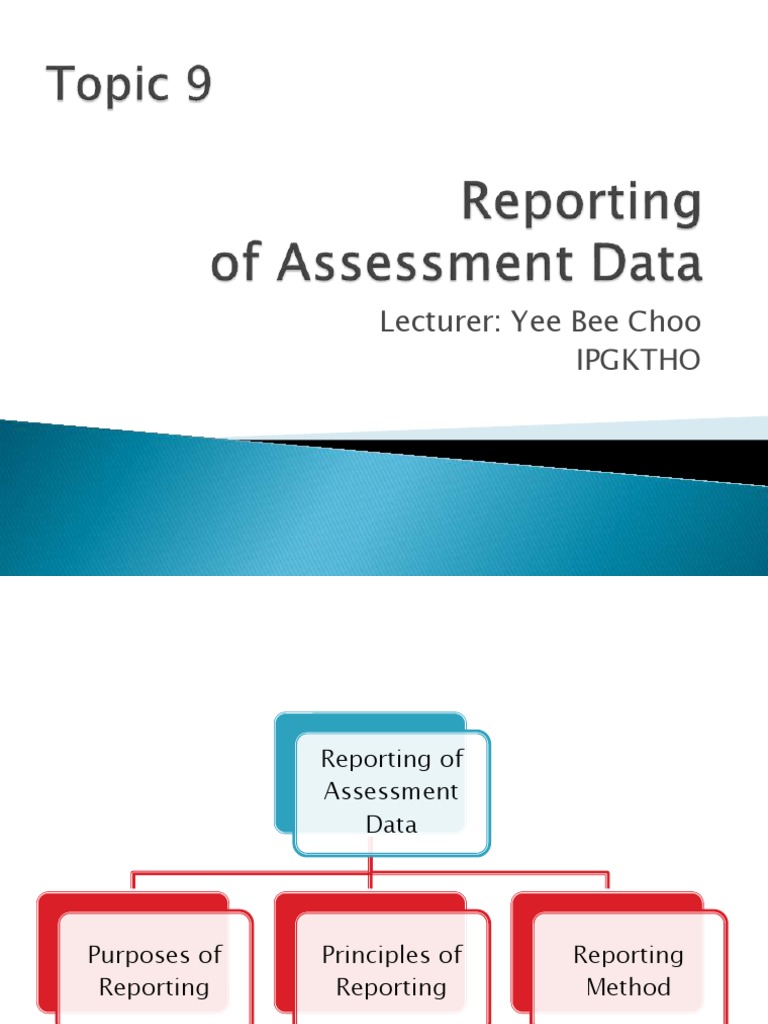 Reporting Assessment Results in Education | PDF | Educational ...