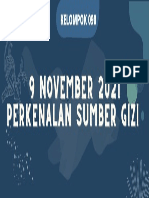 9 9 NOVEMBER 2021 November 2021 Perkenalan Sumber Gizi Perkenalan Sumber Gizi