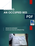 How to Make an Occupied Bed