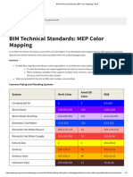 BIM Technical Standards - MEP Color Mapping - GSA