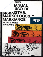 Ludovico-Silva. Antimanual para El Uso de Marxistas, Marxólogos y Marxianos.