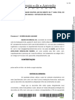 Contestação de banco em ação de cobrança