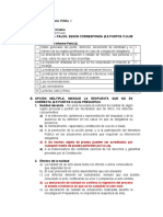 Código Procesal Penal I: Lea Detenidamente Y Responda