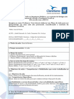 Plano de Aula Ensino Fundamental Ll-8º Serie