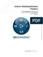 Solidpractices: Modeling Nonlinear Problems: Solidworks® Simulation