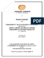 Property Management Sys Report