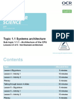 Topic 1.1 Systems Architecture
