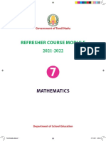 7 Maths EM (Refresher Course Module)