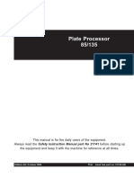 PLATE PROCESSOR MANUAL TITLE