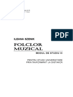 FOLCLOR MUZICAL MODUL III