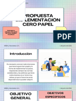 Cero Papel Dos, Cartilla