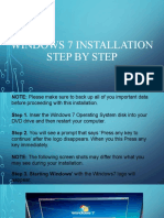 Install Windows 7 in 17 steps