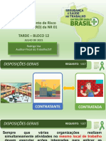 Gerenciamento de riscos ocupacionais entre contratante e contratada