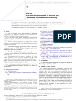 Astm d3418 15 Calorimetría Diferencial