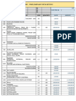 Mohan Residence, Mysore - Preliminary Budgeting: Option 1