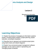 Modern Systems Analysis and Design: Managing The Information Systems Project