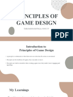 PRINCIPLES OF GAME DESIGN