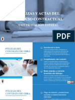 Pólizas y Actas Del Proceso Contractual