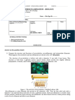 Midterm Examination - Biology