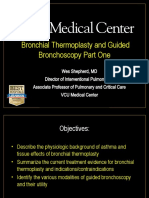 Bronchial Thermoplasty and Guided Bronchoscopy Part One