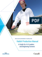 Rabbit Production Manual: A Guide For 4-H Leaders and Beginning Farmers