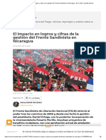 El Impacto en Logros y Cifras de La Gestión Del Frente Sandinista en Nicaragua - 03.11.2021, Sputnik Mundo