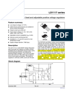 LD1117 Series: Low Drop Fixed and Adjustable Positive Voltage Regulators