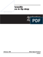 Effect of Parasitic Capacitance in Op Amp Circuits