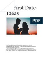 21 First Date Ideas