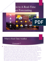 An Introduction to Real-Time Weather Forecasting
