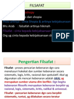 Pengertian FILSAFAT & Pendidikan