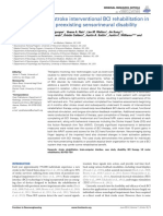 Case Report: Post-Stroke Interventional BCI Rehabilitation in An Individual With Preexisting Sensorineural Disability